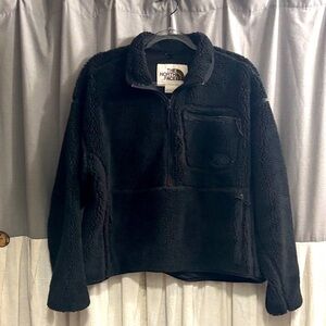 North Face Cropped Fleece black XL